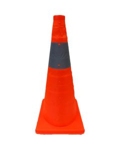 Telescopic triangular cone 62cm 1อัน