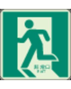Emergency Exit Guidance Sign Passageway