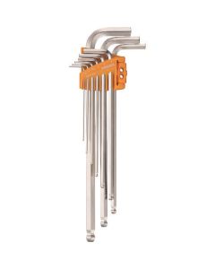 Ball Point Wrench for Tightening (Long Type) 9-pc set