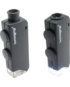 Compact Microscope with LED Light 60-100X zoom 1อัน