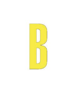 ตัวอักษร B (สีเหลือง) ยางสังเคราะห์ 1 ตัวอักษร 300 x 150