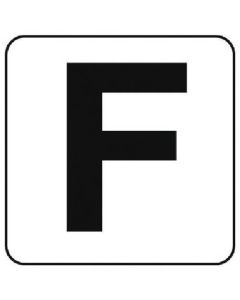 สติ๊กเกอร์โชว์ตัวอักษร F ชุด 5 ชิ้น (เล็ก) 50 x 50