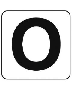 สติ๊กเกอร์ตัวอักษร O ชุด 5 ชิ้น (เล็ก) 50 x 50