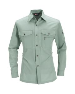 เสื้อเชิ้ตแขนยาว 8509-1-4L สีเขียวเอิร์ธกรีน