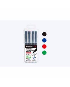 ชุดปากกาเขียนแผ่นใส Artline EK-853N (4 Colors)