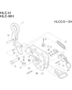 สปริงสำหรับแคลมป์ยกแนวนอน (HLC-H)