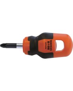 ไขควงปากแบนแบบมีด้ามจับ รุ่น FIT Stubby ไขควงปากแฉก Pozidriv PZ2 ความยาวด้าม 25 มม.