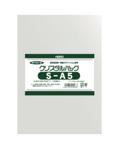 ถุง OPP แบบไม่มีเทปกาว บรรจุภัณฑ์ใส ขนาด S-A5 บรรจุ 100 ถุงต่อแพ็ค