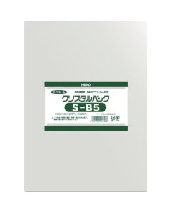 ถุง OPP แบบไม่มีเทปกาว บรรจุภัณฑ์ใส รุ่น S-B5 จำนวน 100 ชิ้น