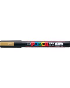 ปากกามาร์คเกอร์ POSCA หัวกลม 1.3mm Gold