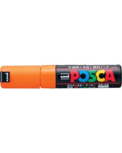 ปากกามาร์คเกอร์ POSCA หัวตัด 8.0mm Orange