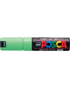 ปากกามาร์คเกอร์ POSCA หัวตัด 8.0mm Yellow Green