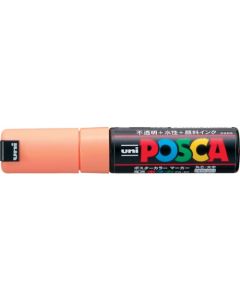 ปากกามาร์คเกอร์ POSCA หัวตัด 8.0mm Pale Orange