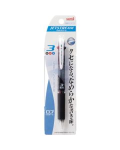 ปากกาลูกลื่น Jetstream 3 สี 0.7 มม. สีดำ