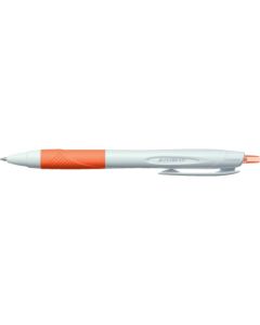 ปากกาลูกลื่น Jetstream แบบมีชื่อ สีขาวและสีส้ม