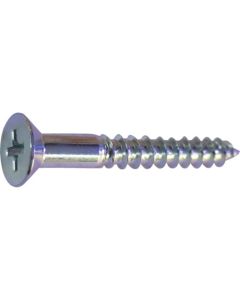 Unichrome Steel Wood Flat Head Screw