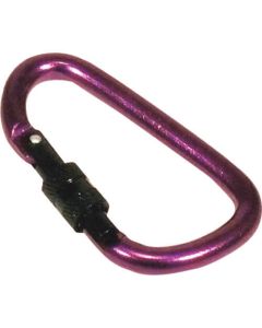 คาราบิเนอร์อลูมิเนียมอัลลอยด์พร้อมล็อค D-ring สีม่วง
