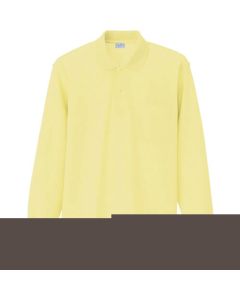 เสื้อโปโลแขนยาว (unisex) สีเหลือง LL