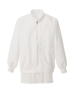 เสื้อเบลาส์แขนยาว (unisex) สีขาว 6L