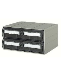 ตลับกระดาษสำหรับธุรกิจประเภท S หน่วยเดียว W247 x D192 x H125 2 ลิ้นชัก
