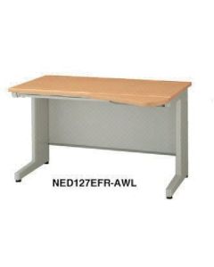 โต๊ะผ่าตัด (สำหรับคนถนัดขวา) แบบ NED / หน้าโต๊ะ: ไม้เบิร์ชลายอ่อน / ตัวโต๊ะ: สีขาวนวล / ขนาด กว้าง 1100 x ลึก 912 x สูง 700 มม.