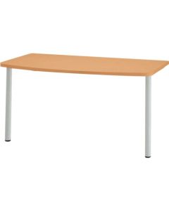 โต๊ะข้างเตียงแบบ NED / หน้าโต๊ะ: สีขาวนวล / ตัวโต๊ะ: สีขาวนวล / ขนาด: กว้าง 1400 x ลึก 700 x สูง 700 ซม.