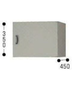 ตู้เก็บเอกสารแบบประตูเดียว ขนาด กว้าง 450 x ลึก 450 x สูง 350 มม.