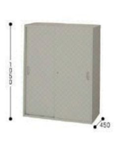 ตู้เก็บเอกสารเหล็กบานเลื่อน ขนาด กว้าง 800 x ลึก 450 x สูง 1050 มม.