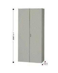 ตู้เก็บเอกสารสองประตู ขนาด กว้าง 800 x ลึก 400 x สูง 1200 มม.
