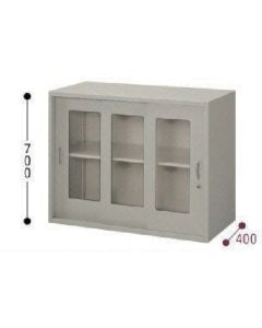 ตู้เก็บเอกสารกระจกบานเลื่อน ขนาด กว้าง 899 x ลึก 400 x สูง 700 มม.