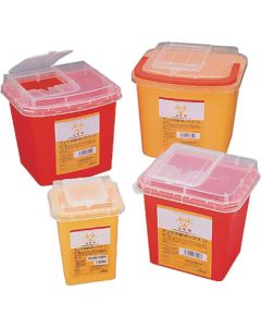 กล่องใส่เข็มแบบใช้แล้วทิ้ง สีแดง 5L