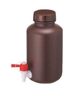 ขวดปากกว้างสีน้ำตาลมีจุก 5L