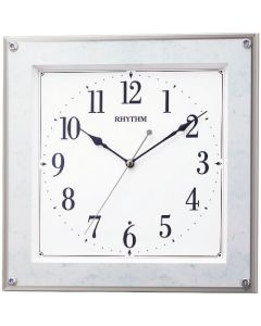Rhythm นาฬิกาแขวนคลื่นวิทยุต่อเนื่อง มือสอง สีน้ำเงิน 305x305x49.1