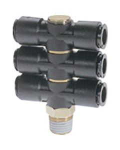 Fuji แบนโจสามชั้น (เรซิ่น) 8 มม., R1/4