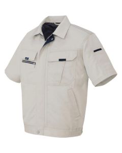 เสื้อเบลาส์แขนสั้น (unisex) สีเทา SS