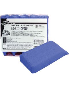 สก๊อตไบร์ท ฟองน้ำตาข่ายทนทานสูง NO. 9300 สีน้ำเงิน 1Pk (ถุง) 10