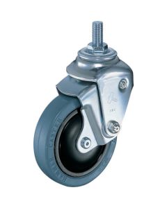 Threaded Type Shock Absorbing Casters  (nylon wheel rubber tire)