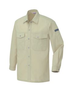 เชิ้ตแขนยาว (ไม่มีโทนสี/ผ้าบาง) (unisex) สีเขียวเอิร์ธกรีน LL