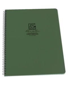 สมุดโน้ตสันเกลียว 8 1/2 x 11 สีเขียว