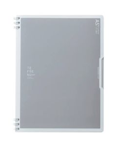 Double ring notebook Tefrane flap A5 variant gray