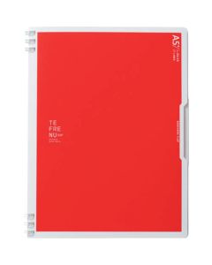Double ring notebook Tefrane flap A5 variant red