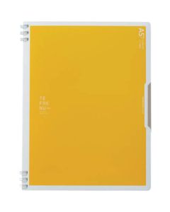 Double ring notebook Tefrane flap A5 variant yellow