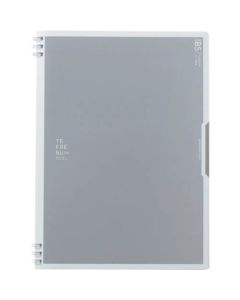 Double ring notebook Tefrane flap semi-B5 gray