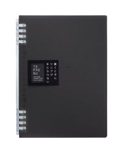 Ring Note Tefrane A5 Black