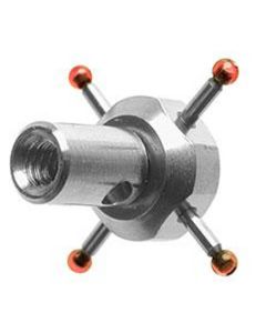 เข็มวัดชิ้นงานทรงดาว M2 ก้านคาร์ไบด์ ปลายทับทิม 4-way 10mm Span Dia. 1mm
