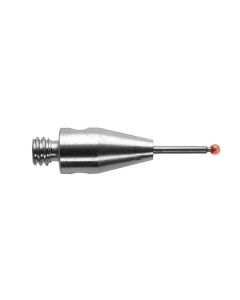 เข็มวัดชิ้นงานทรงตรง M2 ก้านคาร์ไบด์ ปลายทับทิม 10mm Dia. 1mm
