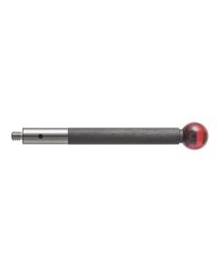 เข็มวัดชิ้นงานทรงตรง M2 ก้านเส้นใยคาร์บอน ปลายทับทิม 30mm Dia. 4mm
