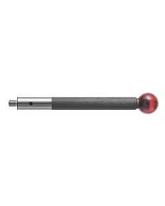เข็มวัดชิ้นงานทรงตรง M2 ก้านเส้นใยคาร์บอน ปลายทับทิม 30mm Dia. 6mm