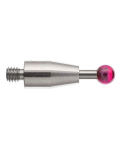 เข็มวัดชิ้นงานทรงตรง M4 ก้านคาร์ไบด์ ปลายทับทิม 20mm Dia. 5mm