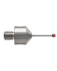 เข็มวัดชิ้นงานทรงตรง M5 ก้านคาร์ไบด์ ปลายทับทิม 20mm Dia. 1.5mm